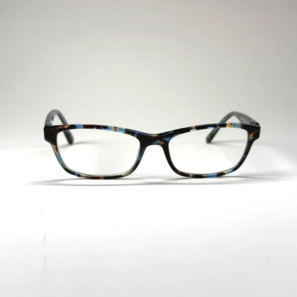 Marchon Downtown Cornelia 215 Eyeglasses Frame Only 52-16-135 Blue Tortoise Med‎